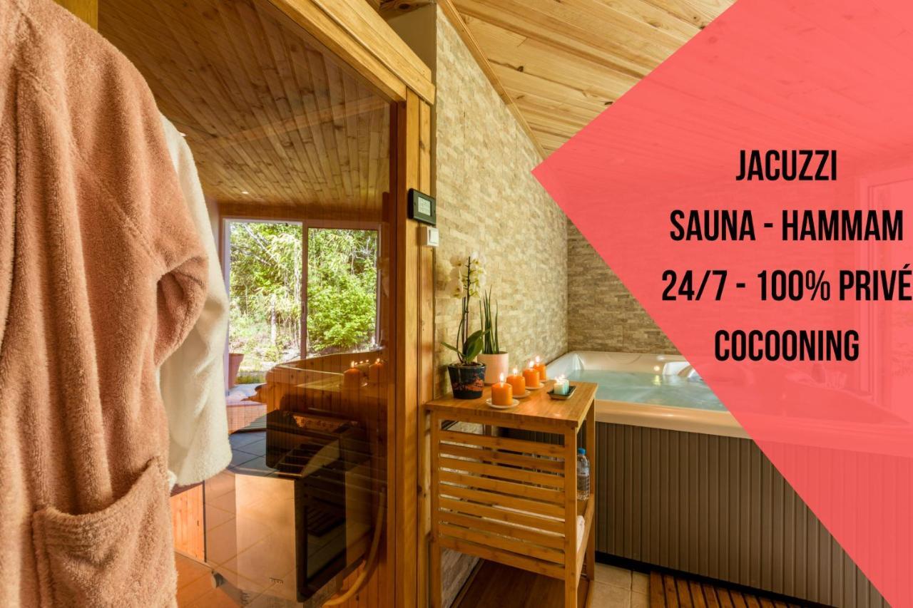 Sauna - Jacuzzi - 100% Prive - L'Estantada Linxe Exterior foto